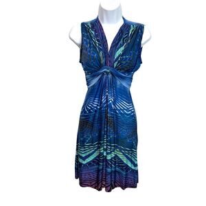BEBE Y2K Flowy Mini Dress Vacation Resort Cruise Wear – S